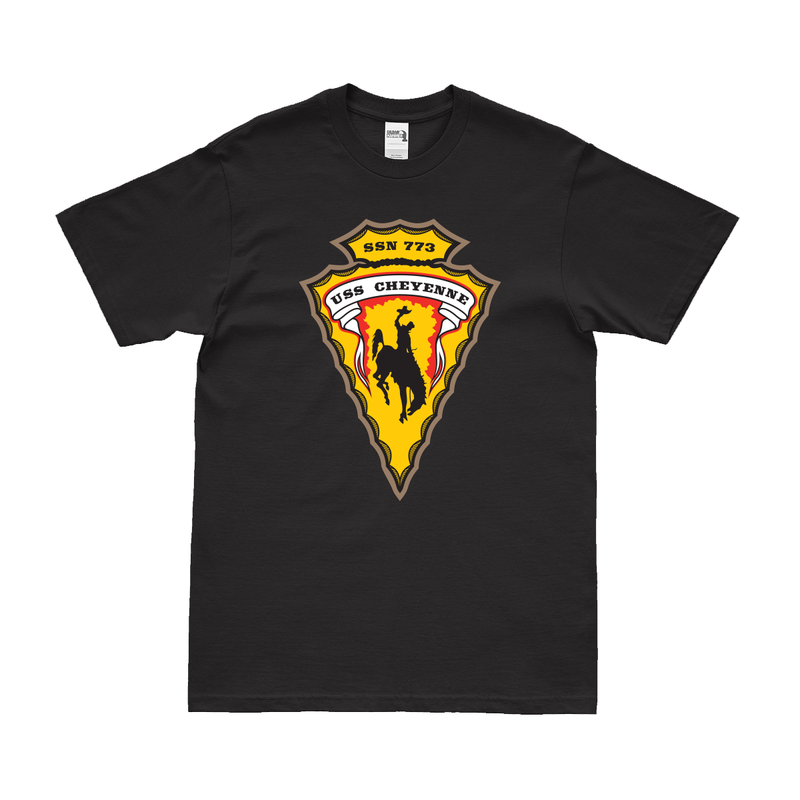 USS Cheyenne (SSN-773) Submarine Logo Emblem T-Shirt