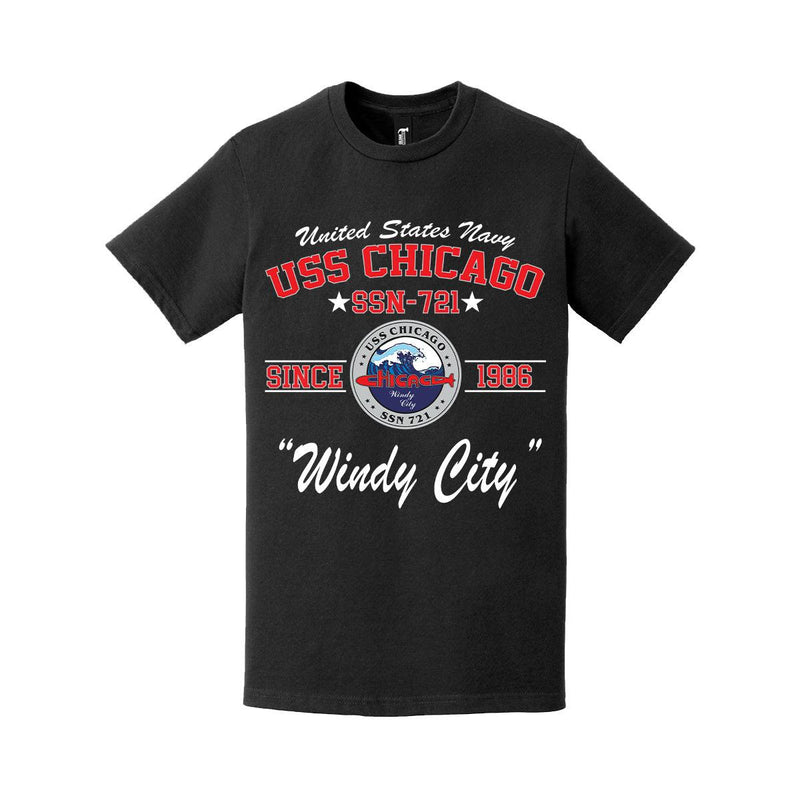 USS Chicago (SSN-721) Since 1986 Legacy T-Shirt