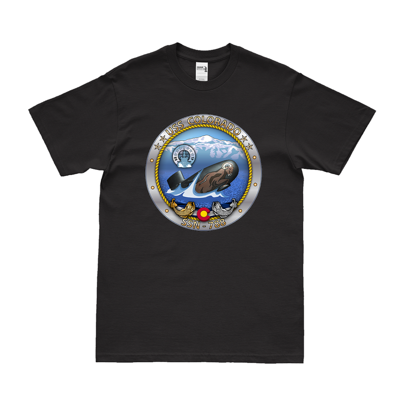 USS Colorado (SSN-788) Submarine Emblem Crest T-Shirt
