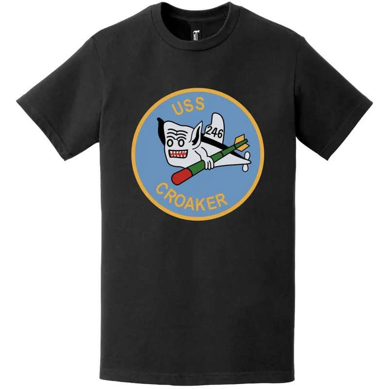 USS Croaker (SS-246) Gato-class Submarine Logo T-Shirt