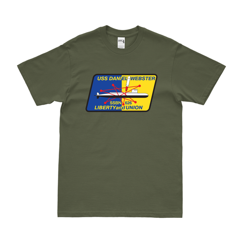 USS Daniel Webster (SSBN-626) Ballistic-Missile Submarine T-Shirt
