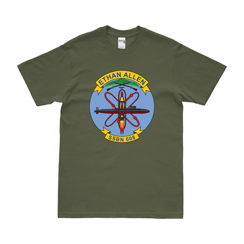 USS Ethan Allen (SSBN-608) Ballistic-Missile Submarine T-Shirt