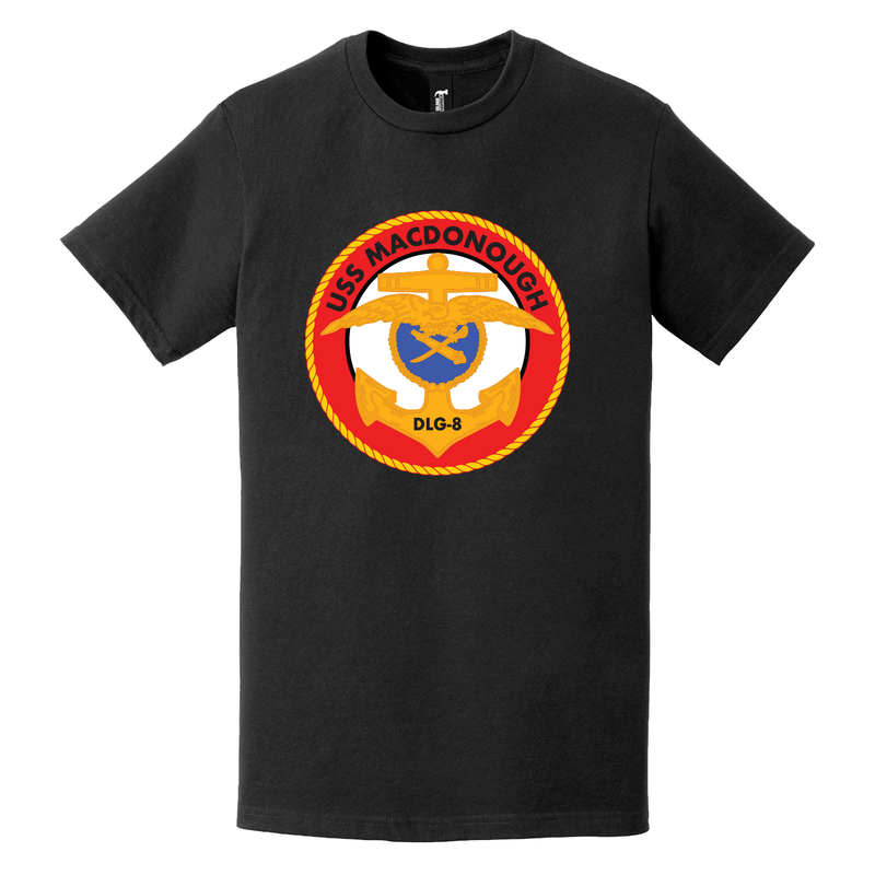 USS Macdonough (DLG-8) Logo Emblem Crest T-Shirt