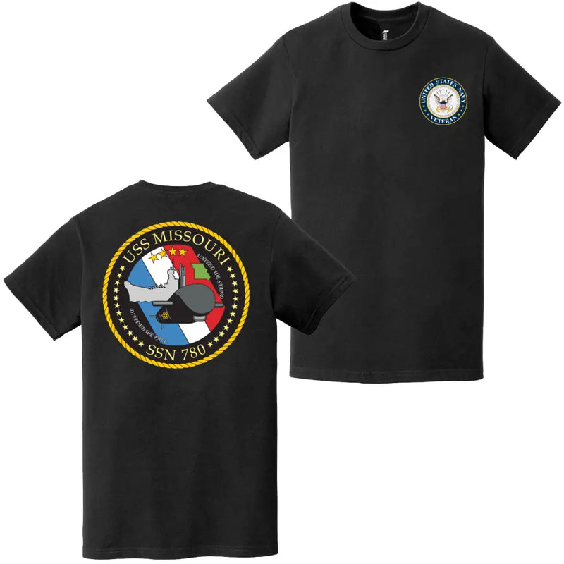 USS Missouri (SSN-780) U.S. Navy Veteran T-Shirt