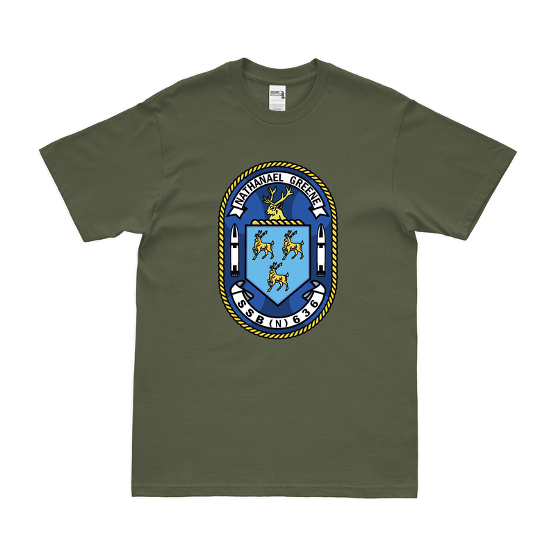 USS Nathanael Greene (SSBN-636) Ballistic-Missile Submarine T-Shirt