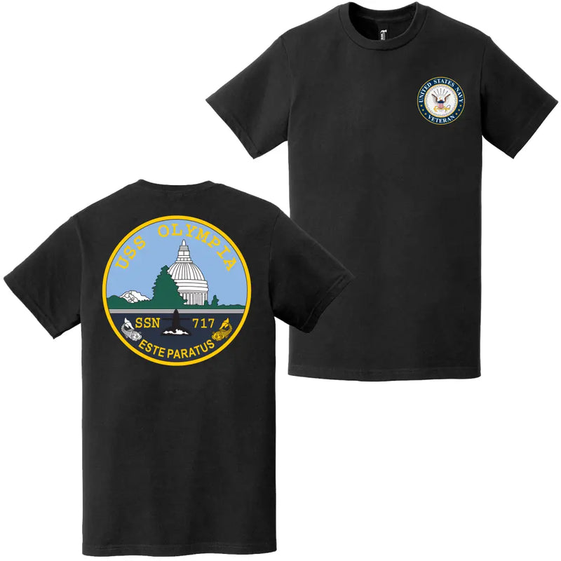 USS Olympia (SSN-717) U.S. Navy Veteran T-Shirt