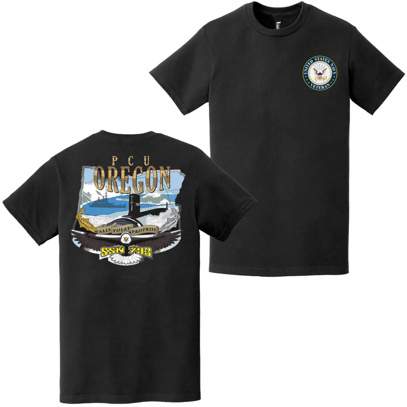 USS Oregon (SSN-793) U.S. Navy Veteran T-Shirt