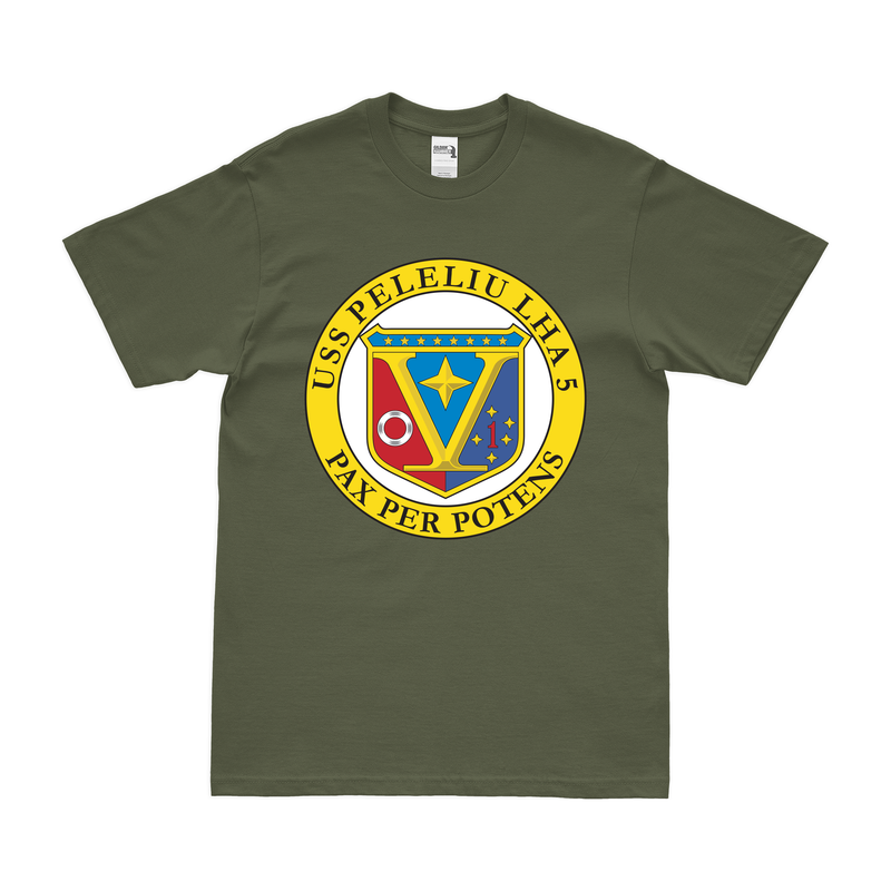 USSペリリュー (LHA-5) エンブレム Tシャツ