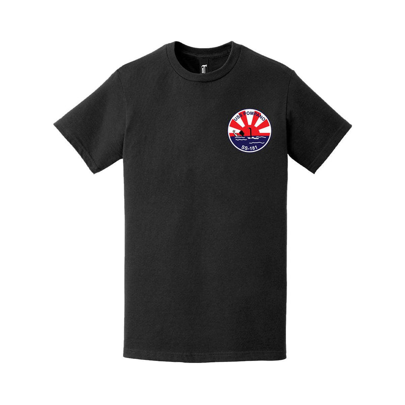 USS Permit (SS-178) Left Chest Submarine Logo T-Shirt
