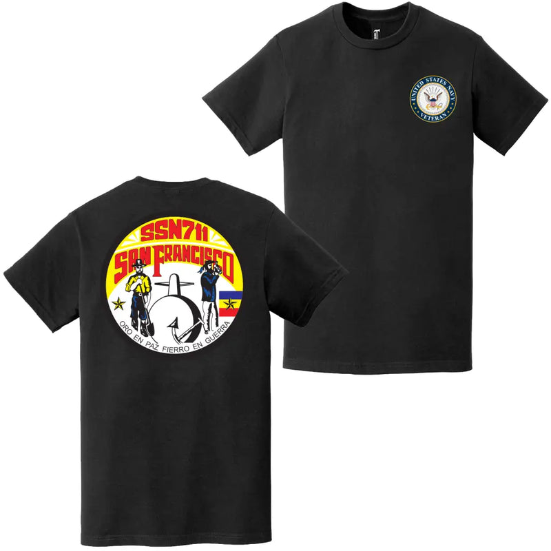 USS San Francisco (SSN-711) U.S. Navy Veteran T-Shirt