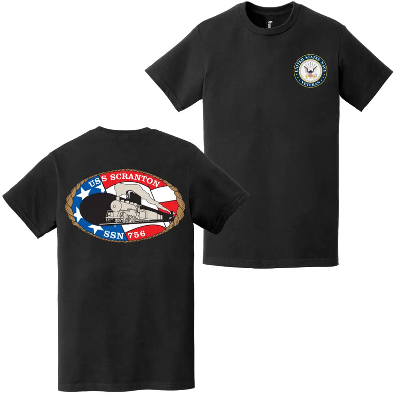 USS Scranton (SSN-756) U.S. Navy Veteran T-Shirt