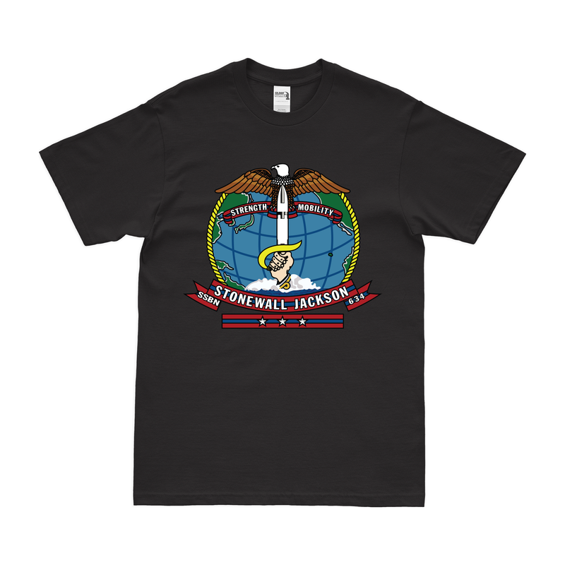 USS Stonewall Jackson (SSBN-634) Ballistic-Missile Submarine T-Shirt
