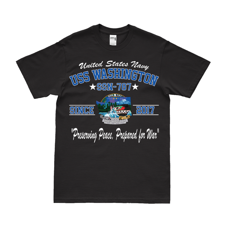 USS Washington (SSN-787) Since 2017 Submarine Legacy T-Shirt