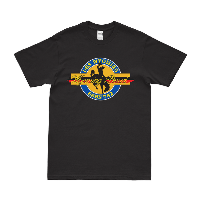 USS Wyoming (SSBN-742) Ballistic-Missile Submarine T-Shirt