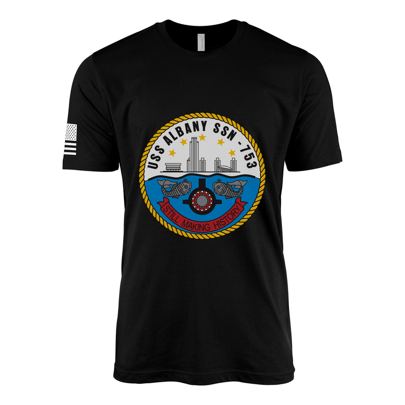 USS Albany (SSN-753) Submarine T-Shirt