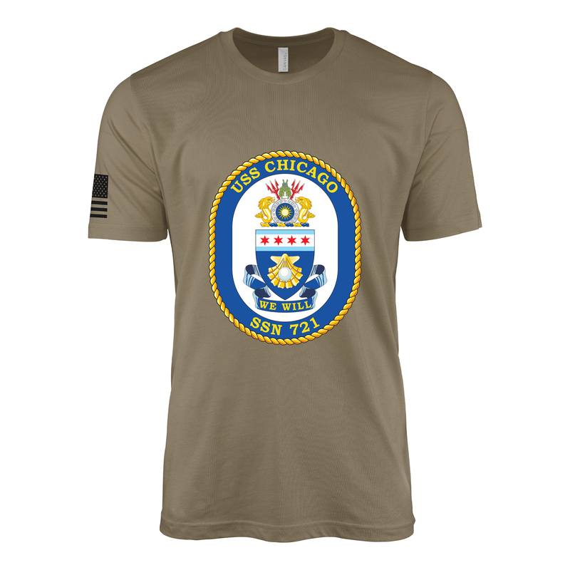 USS Chicago (SSN-721) Submarine T-Shirt