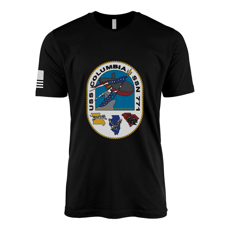 USS Columbia (SSN-771) Submarine T-Shirt