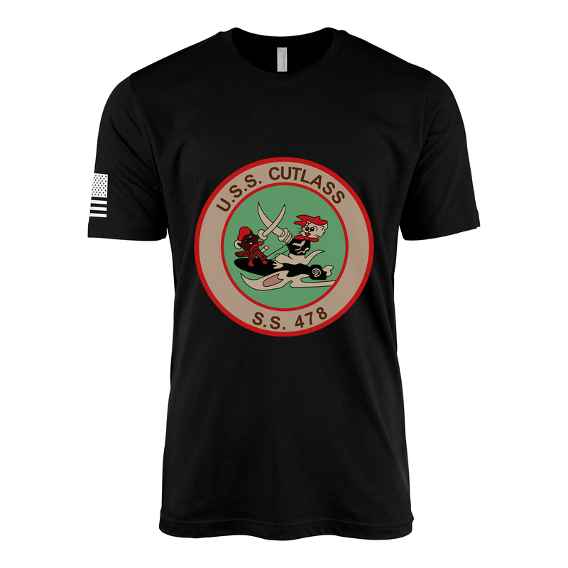 USS Cutlass (SS-478) Submarine T-Shirt