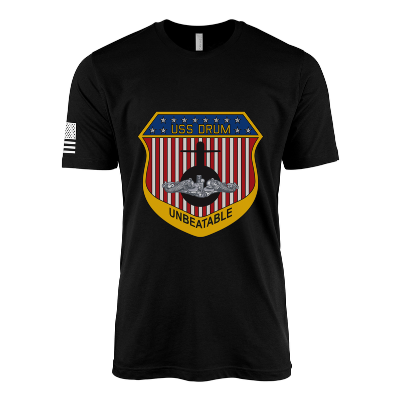 USS Drum (SSN-677) Submarine T-Shirt