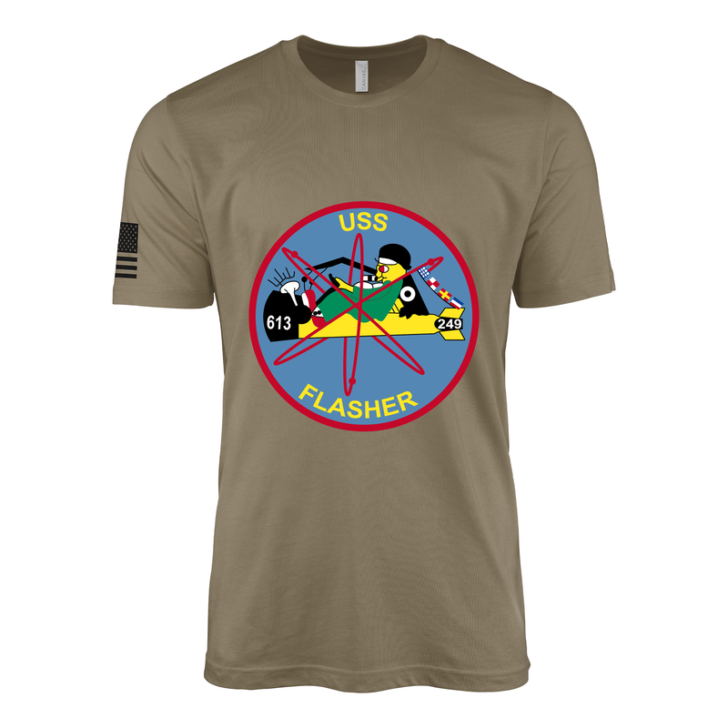 USS Flasher (SSN-613) Submarine T-Shirt
