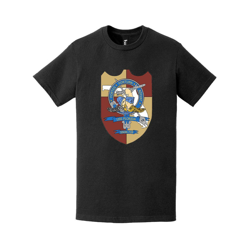 USS Florida (SSGN-728) Logo Emblem T-Shirt