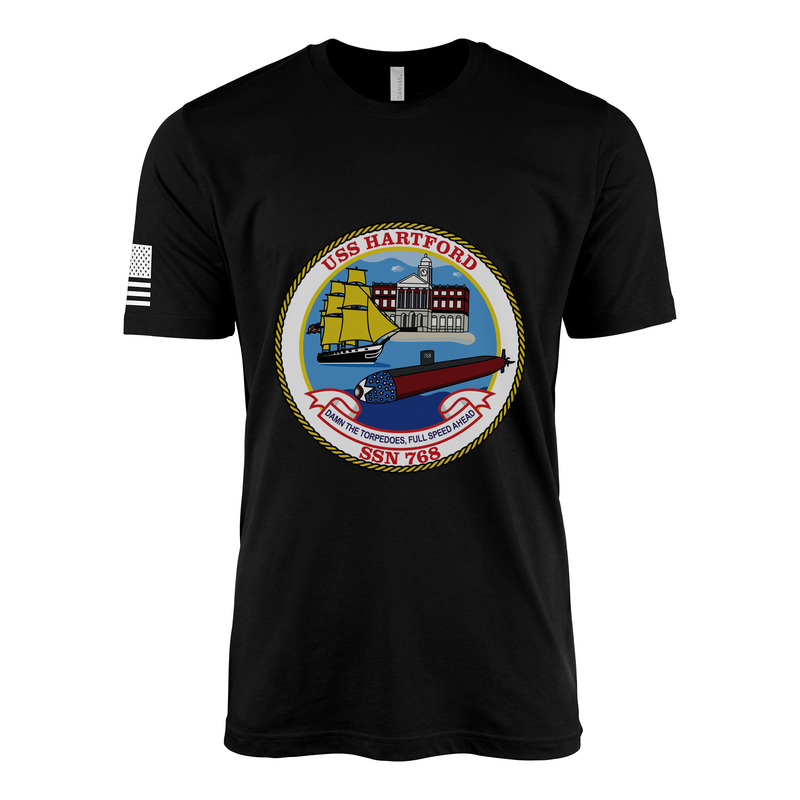 USS Hartford (SSN-768) Submarine T-Shirt