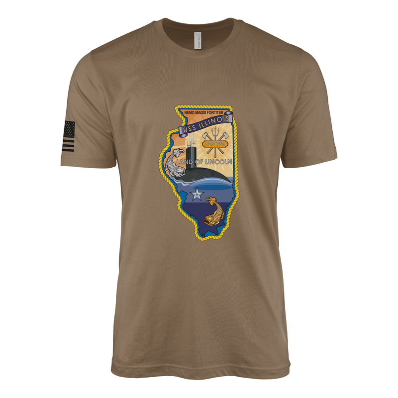 USS Illinois (SSN-786) Submarine T-Shirt