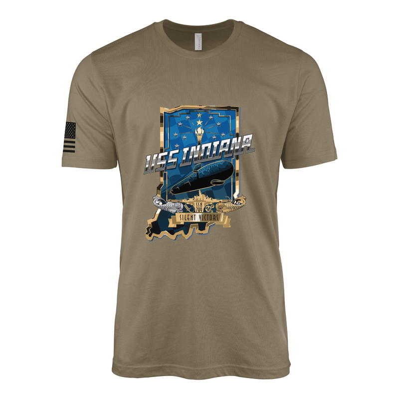 USS Indiana (SSN-789) Submarine T-Shirt