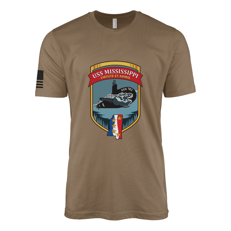 USS Mississippi (SSN-782) Submarine T-Shirt
