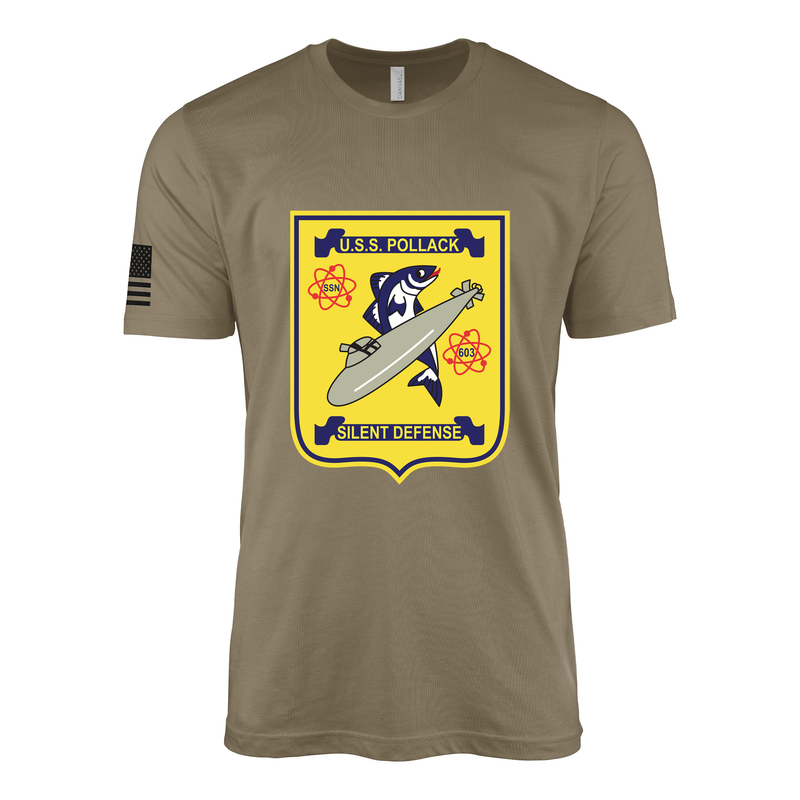 USS Pollack (SSN-603) Submarine T-Shirt