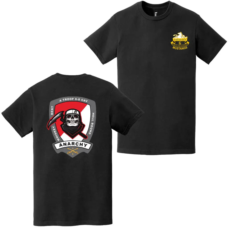 A Troop 6-8 Cavalry Regiment Double-Sided T-Shirt