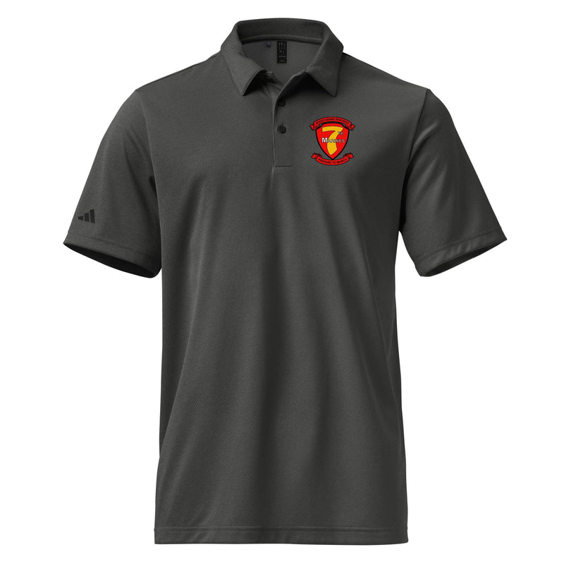 7th Marine Regiment Adidas® Space-Dyed Polo