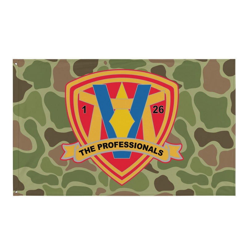 1/26 Marines Frogskin Camo Flag
