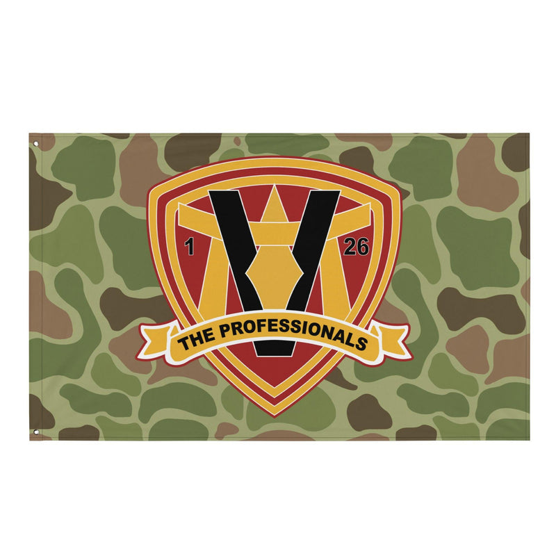 1st Battalion 26th Marines (1/26 Marines) Frogskin Camo Flag