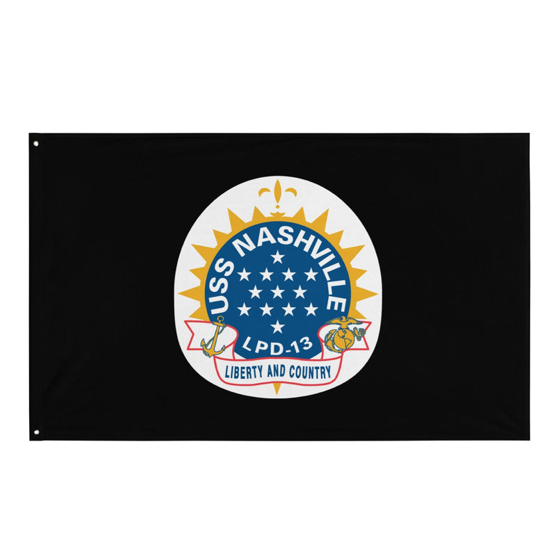 USS Nashville (LPD-13) Black Wall Flag