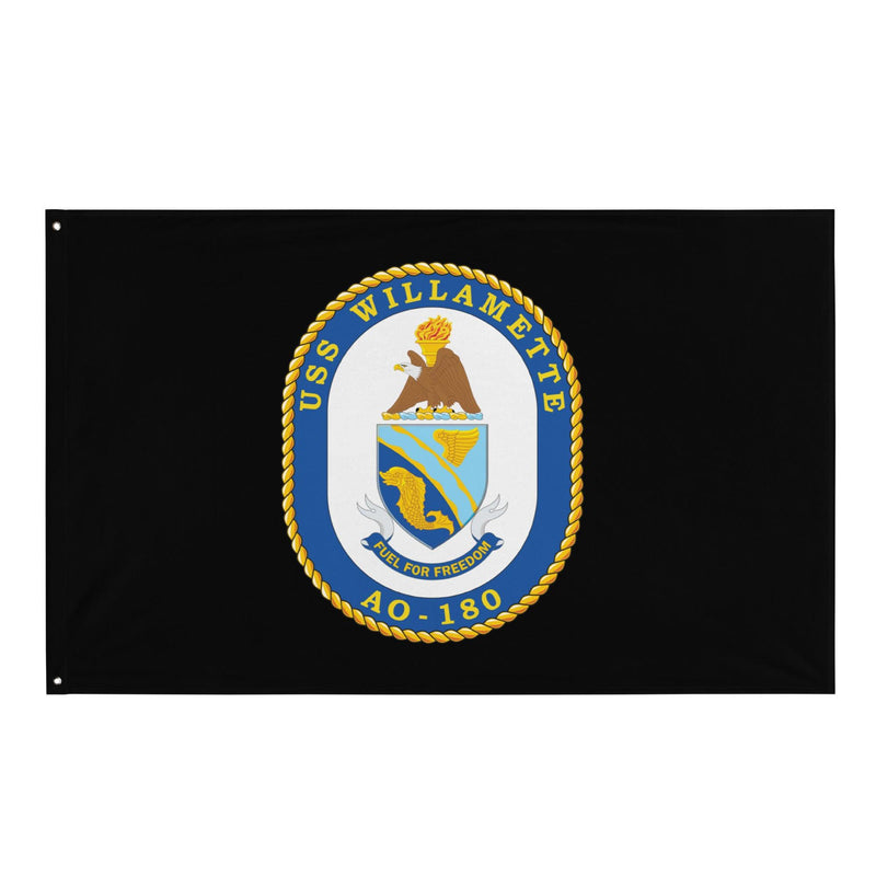USS Willamette (AO-180) Black Wall Flag