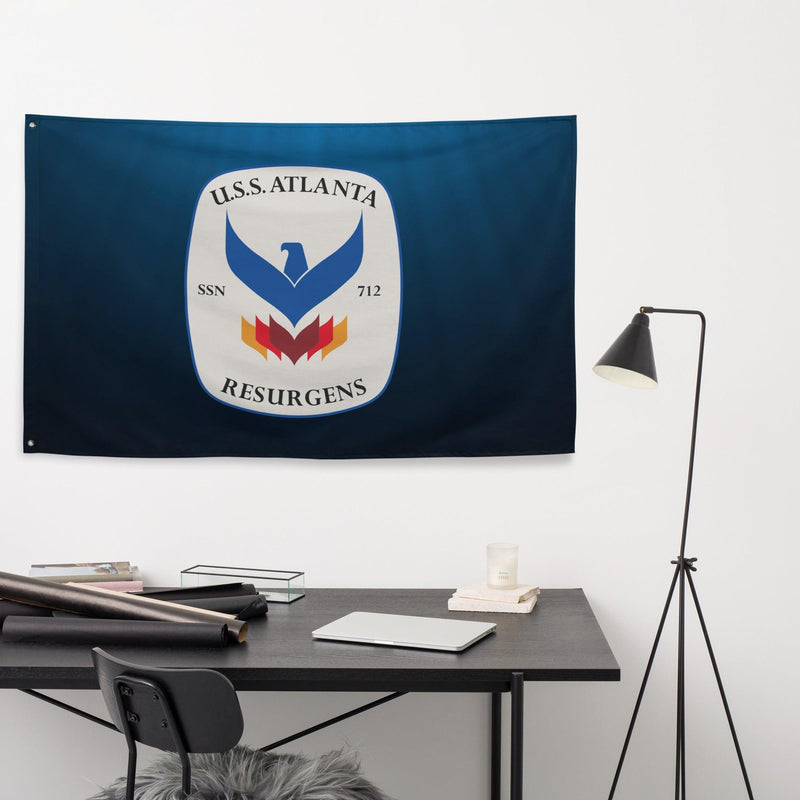 USS Atlanta (SSN-712) Submarine Wall Flag