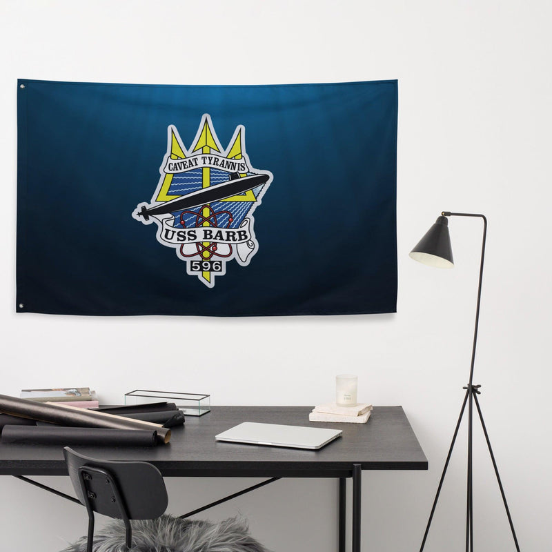 USS Barb (SSN-596) Submarine Wall Flag