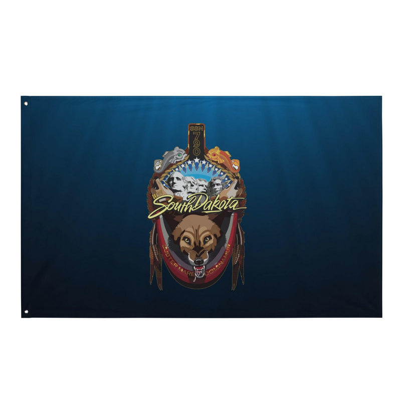 USS South Dakota (SSN-790) Submarine Wall Flag