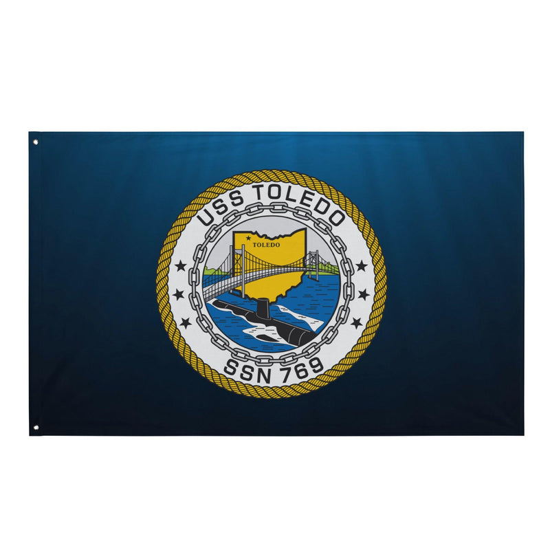 USS Toledo (SSN-769) Submarine Wall Flag