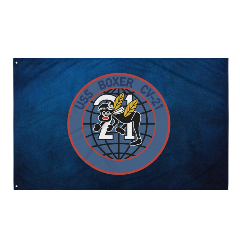 USS Boxer (CV-21) Aircraft Carrier Flag