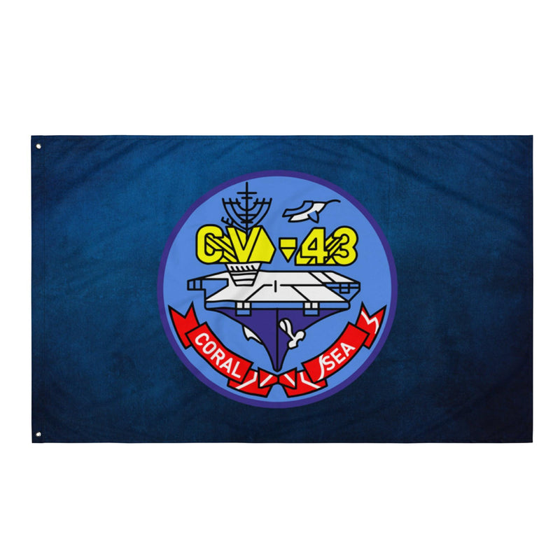 USS Coral Sea (CV-43) Logo Flag
