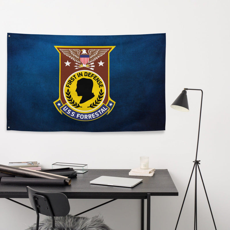 USS Forrestal (CV-59) Aircraft Carrier Flag