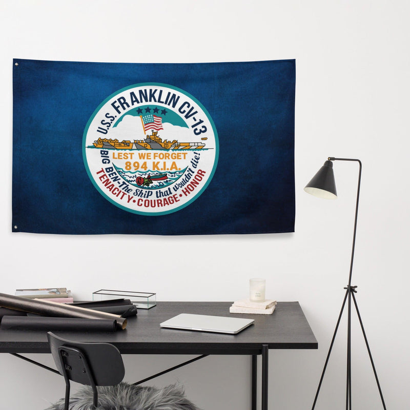 USS Franklin (CV-13) Wall Flag