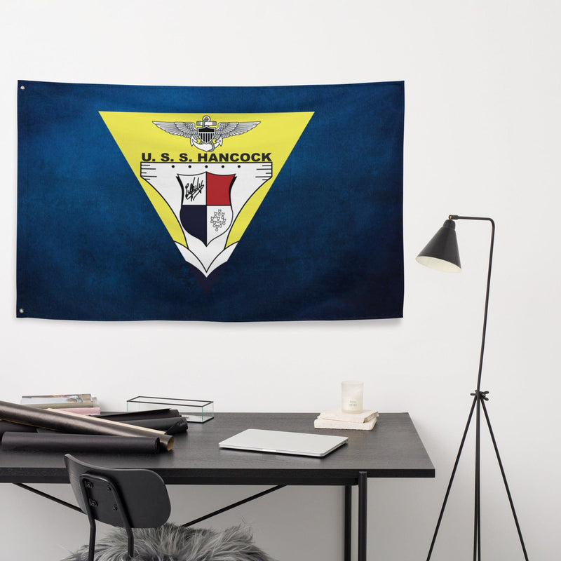 USS Hancock (CV-19) Aircraft Carrier Flag