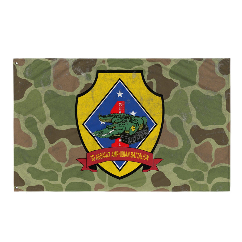 USMC 3rd AABn Frog Skin Camo Indoor Wall Flag
