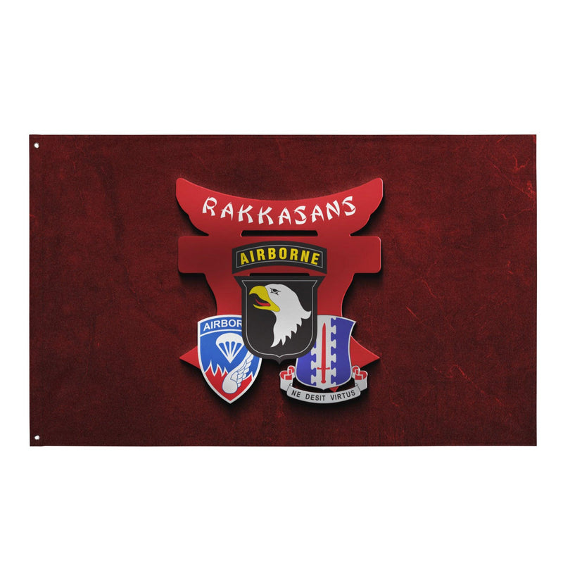 U.S. Army 187th Airborne Infantry Regiment 'Rakkasans' Red Flag