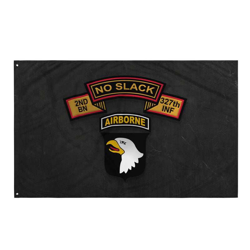 No Slack 2-327 IN 101st Airborne Wall Flag