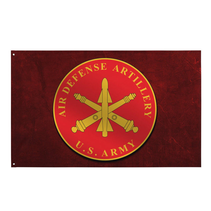 U.S. Army ADA Branch Plaque Red Flag