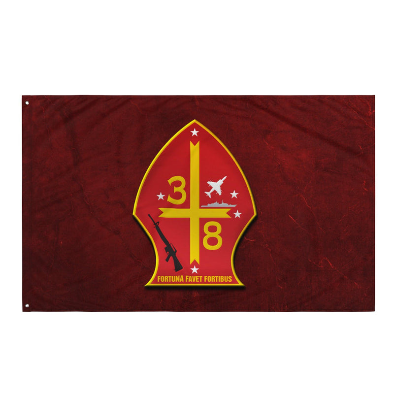 3rd Battalion 8th Marines (3/8 Marines) Wall Flag